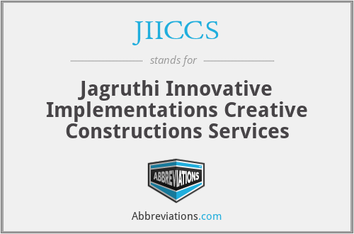 JIICCS - Jagruthi Innovative Implementations Creative Constructions Services