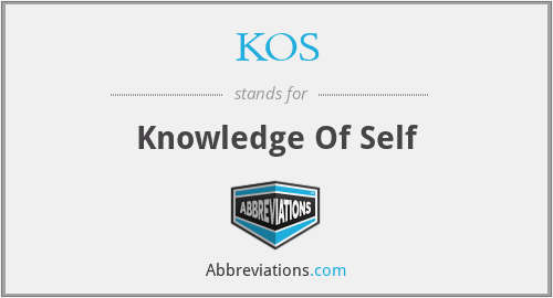 KOS - Knowledge Of Self