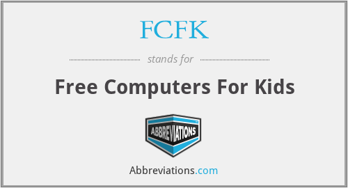 FCFK - Free Computers For Kids