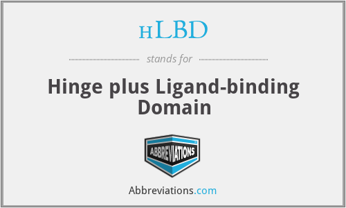 hLBD - Hinge plus Ligand-binding Domain