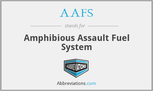 AAFS - Amphibious Assault Fuel System
