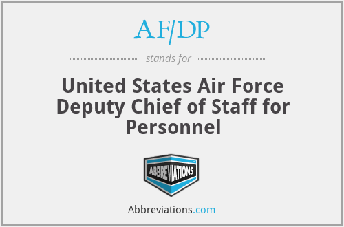 AF/DP - United States Air Force Deputy Chief of Staff for Personnel