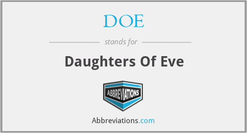 DOE - Daughters Of Eve