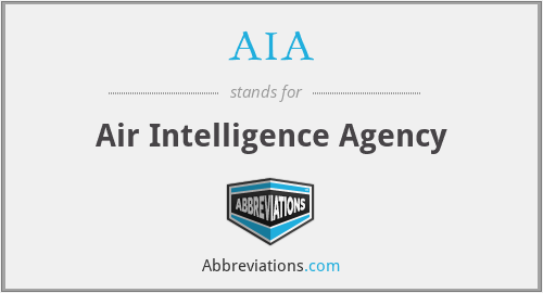 AIA - Air Intelligence Agency