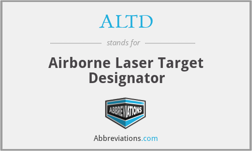 ALTD - Airborne Laser Target Designator