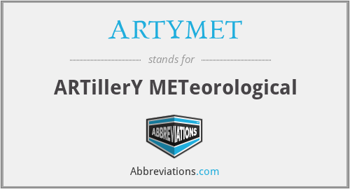 ARTYMET - ARTillerY METeorological