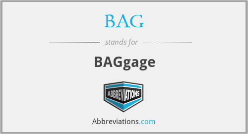 BAG - BAGgage
