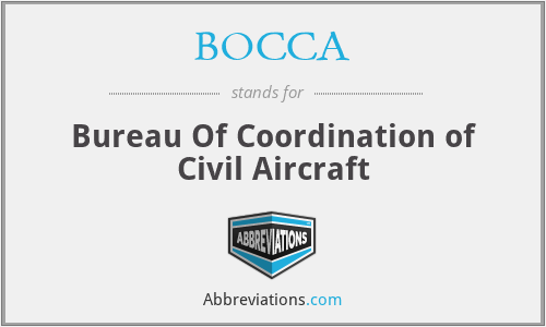 BOCCA - Bureau Of Coordination of Civil Aircraft