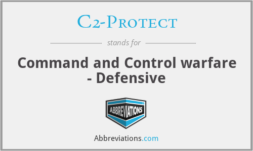 C2-Protect - Command and Control warfare - Defensive