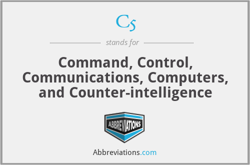 C5 - Command, Control, Communications, Computers, and Counter-intelligence