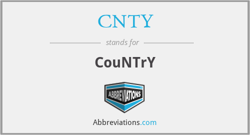 CNTY - CouNTrY