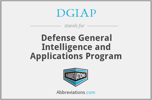 DGIAP - Defense General Intelligence and Applications Program