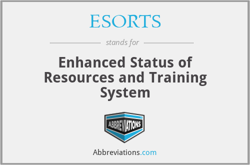 ESORTS - Enhanced Status of Resources and Training System