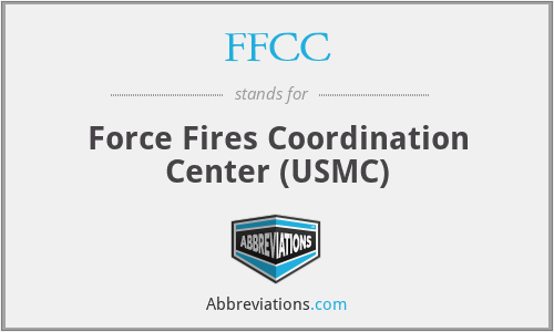 FFCC - Force Fires Coordination Center (USMC)