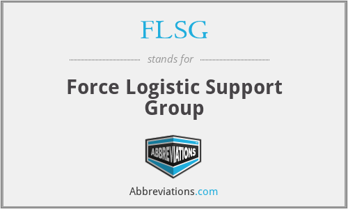 FLSG - Force Logistic Support Group