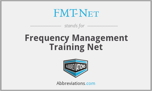 FMT-Net - Frequency Management Training Net