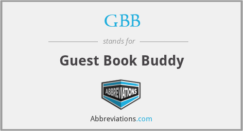 GBB - Guest Book Buddy