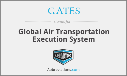 GATES - Global Air Transportation Execution System