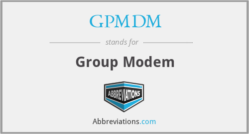 GPMDM - Group Modem
