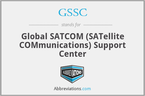 GSSC - Global SATCOM (SATellite COMmunications) Support Center