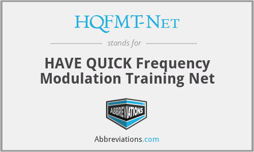 HQFMT-Net - HAVE QUICK Frequency Modulation Training Net