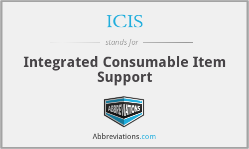 ICIS - Integrated Consumable Item Support