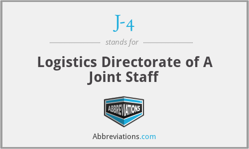 J-4 - Logistics Directorate of A Joint Staff