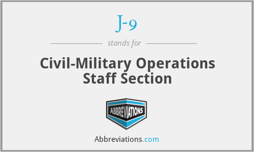 J-9 - Civil-Military Operations Staff Section