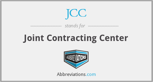 JCC - Joint Contracting Center