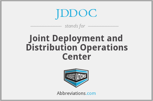 JDDOC - Joint Deployment and Distribution Operations Center