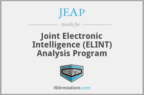JEAP - Joint Electronic Intelligence (ELINT) Analysis Program