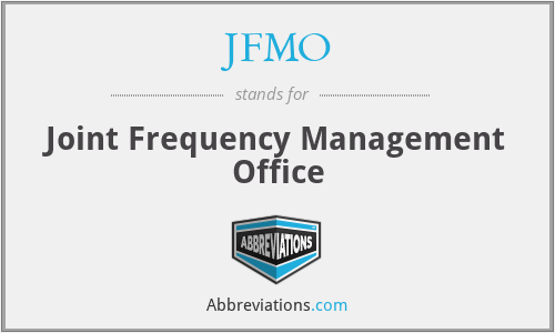 JFMO - Joint Frequency Management Office