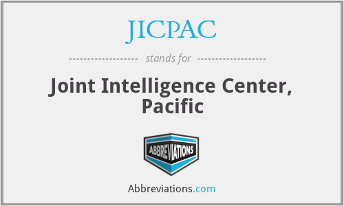 JICPAC - Joint Intelligence Center, Pacific