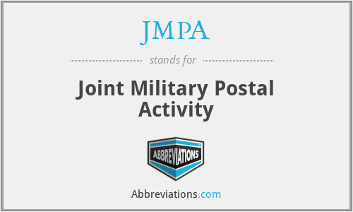 JMPA - Joint Military Postal Activity