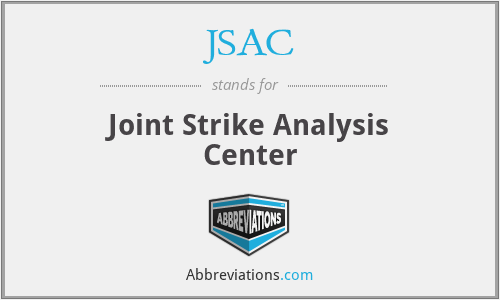 JSAC - Joint Strike Analysis Center