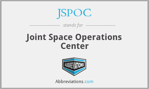 JSPOC - Joint Space Operations Center