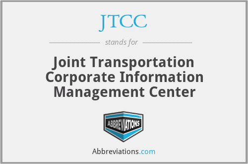 JTCC - Joint Transportation Corporate Information Management Center