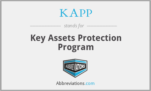 KAPP - Key Assets Protection Program