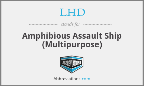 LHD - Amphibious Assault Ship (Multipurpose)