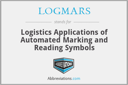LOGMARS - Logistics Applications of Automated Marking and Reading Symbols