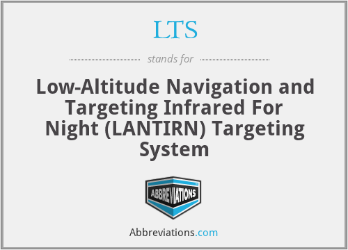 LTS - Low-Altitude Navigation and Targeting Infrared For Night (LANTIRN) Targeting System