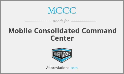 MCCC - Mobile Consolidated Command Center
