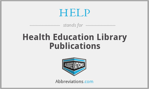 HELP - Health Education Library Publications