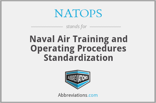 NATOPS - Naval Air Training and Operating Procedures Standardization