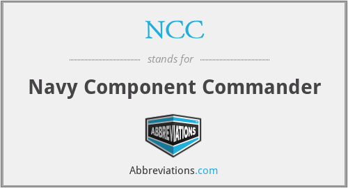 NCC - Navy Component Commander