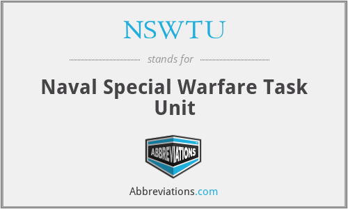 NSWTU - Naval Special Warfare Task Unit