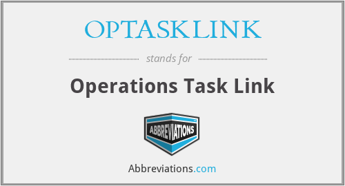 OPTASKLINK - Operations Task Link
