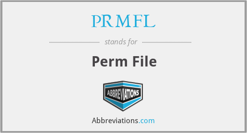 PRMFL - Perm File