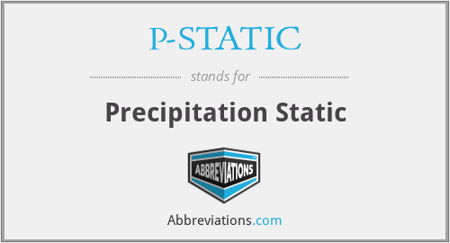 P-STATIC - Precipitation Static