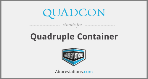 QUADCON - Quadruple Container